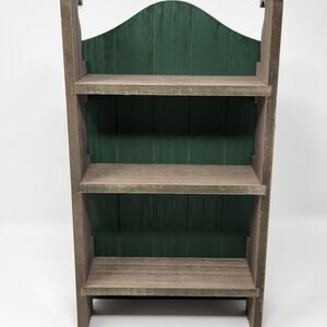 Target Brown and Green Wooden Shelf